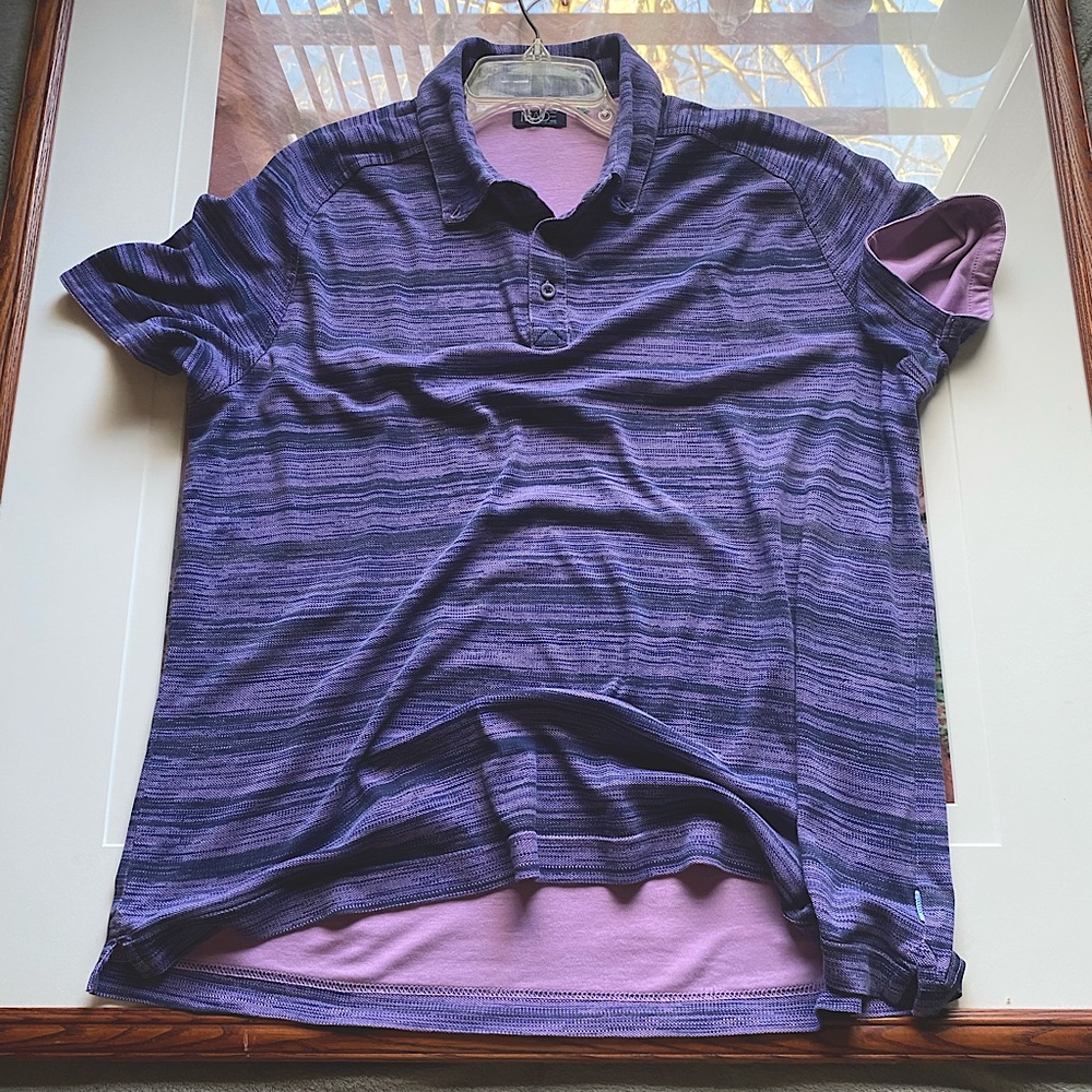 Purple Pima Liquid Fit Polo | X-Large | Excellent Condition